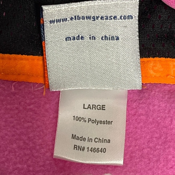 Elbow Grease Athletics Long Sleeve Graphic Hoodie With Zip Pockets Woman's Large - Picture 5 of 6